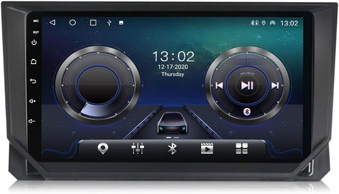 9 Inch 2 Din HD Touchscreen Car Stereo MP5 Player Bluetooth Car Radio Receiver for Seat Ibiza 2017-2020 with Rear View Camera Supports Bluetooth WiFi 4G LTE SWC Carautoplay