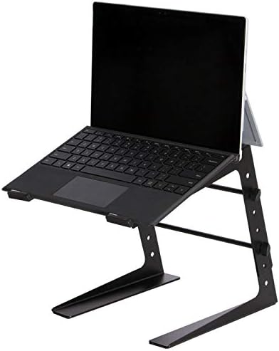 OnStage LPT5000 Laptop Computer Stand, Black & Numark HF125 | Ultra-Portable Professional DJ Headphones with 6ft Cable, 40mm Drivers for Extended Response & Closed Back Design for Superior Isolation