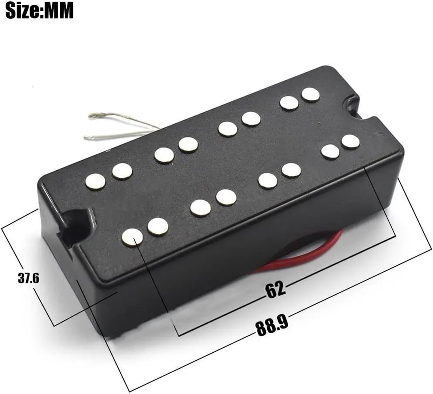 Acoustic Guitar Pickups Professional Musical Instrument Accessories 1 Four String Bass Acoustic Guitar Bridge Or Neck Pickup(Type2 Sets)