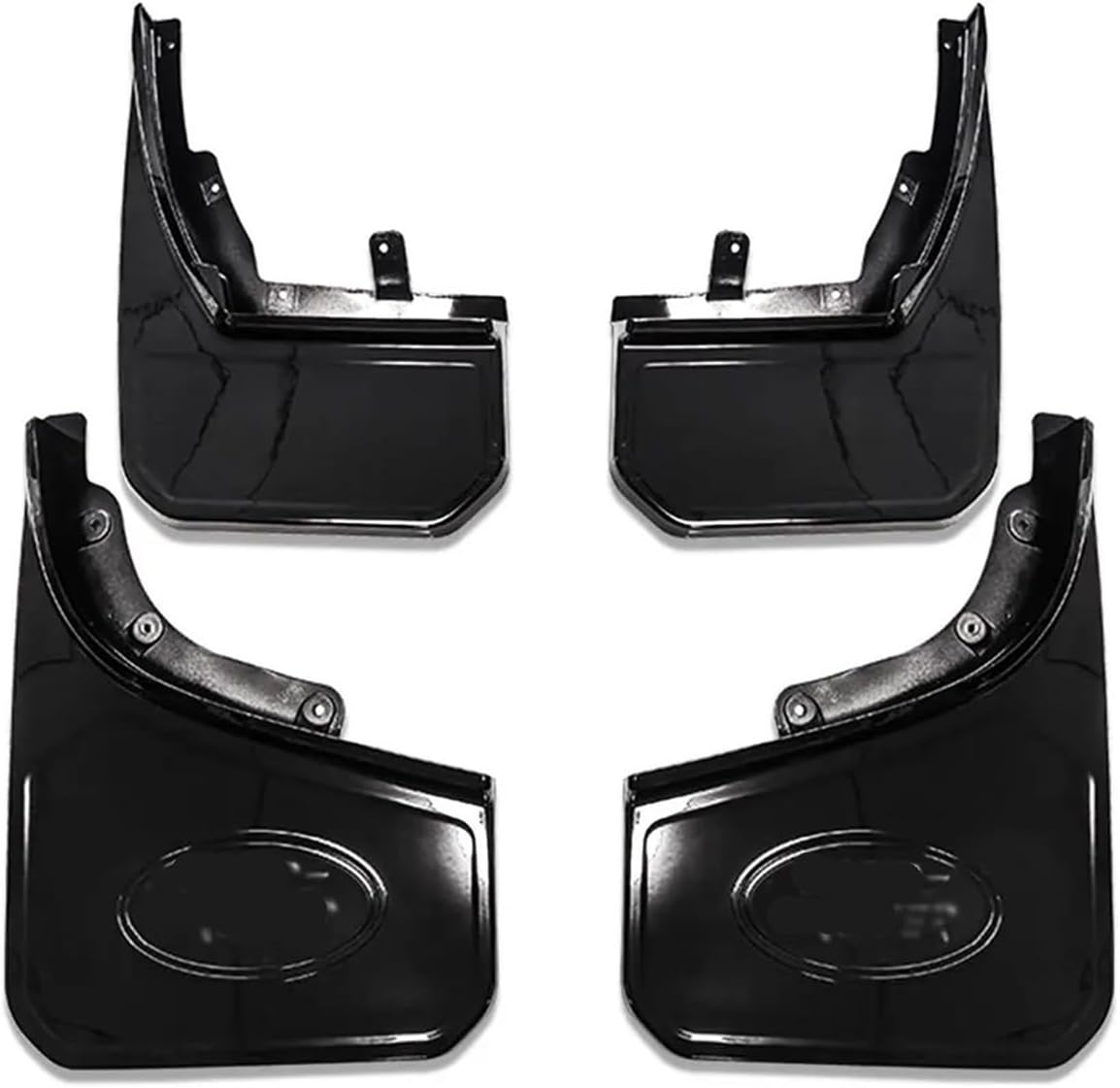 4x Compatible For Land Rover Defender 110 90 2020 2021 2022 L663 V8 Car Mudguard Fenders Mud Flaps Splash Guards Mudflaps Front Accessories(Glossy black)