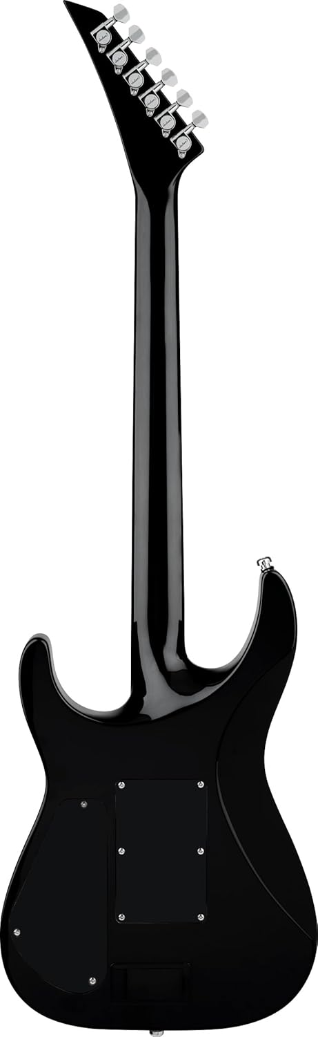 Jackson Pro Plus Series SL1A Soloist Electric Guitar - Gloss Black, Aged White Binding