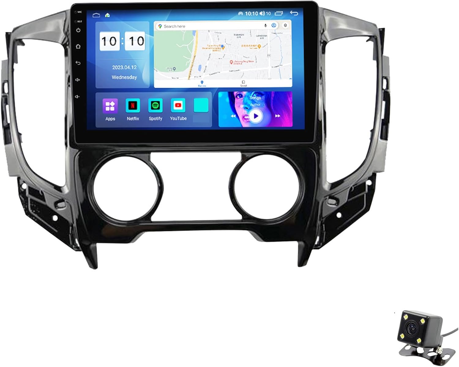 ADMLZQQ Double Din Car Stereo Multimedia with Bluetooth and 9