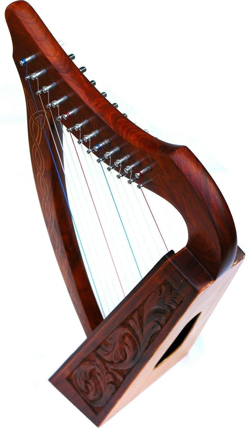 HARP CELTIC 12 STRINGS BABY LAP HARP with BAG DH-12B