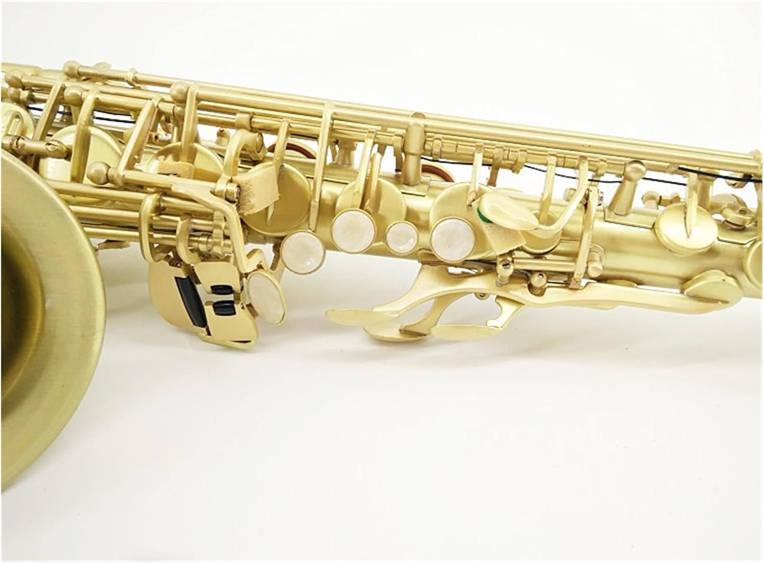 Professional Saxophone E-Flat Alto Saxophone/Wind Instrument Brushed Saxophone is Suitable for Beginners, Children and Ladies Brass Sax Beginners Kit