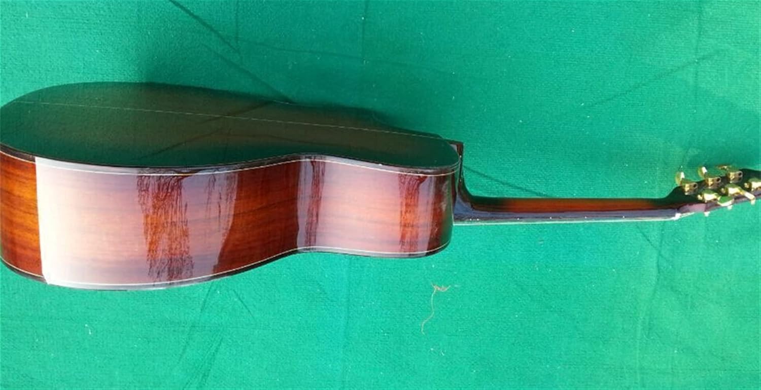 41 Inches Acoustic Guitar Acoustic Handmade Guitar 6 Strings Classical Guitar Guitar (Color : Guitar and Hardcase) (Guitar and Hardcase) (Guitar and Hardcase)