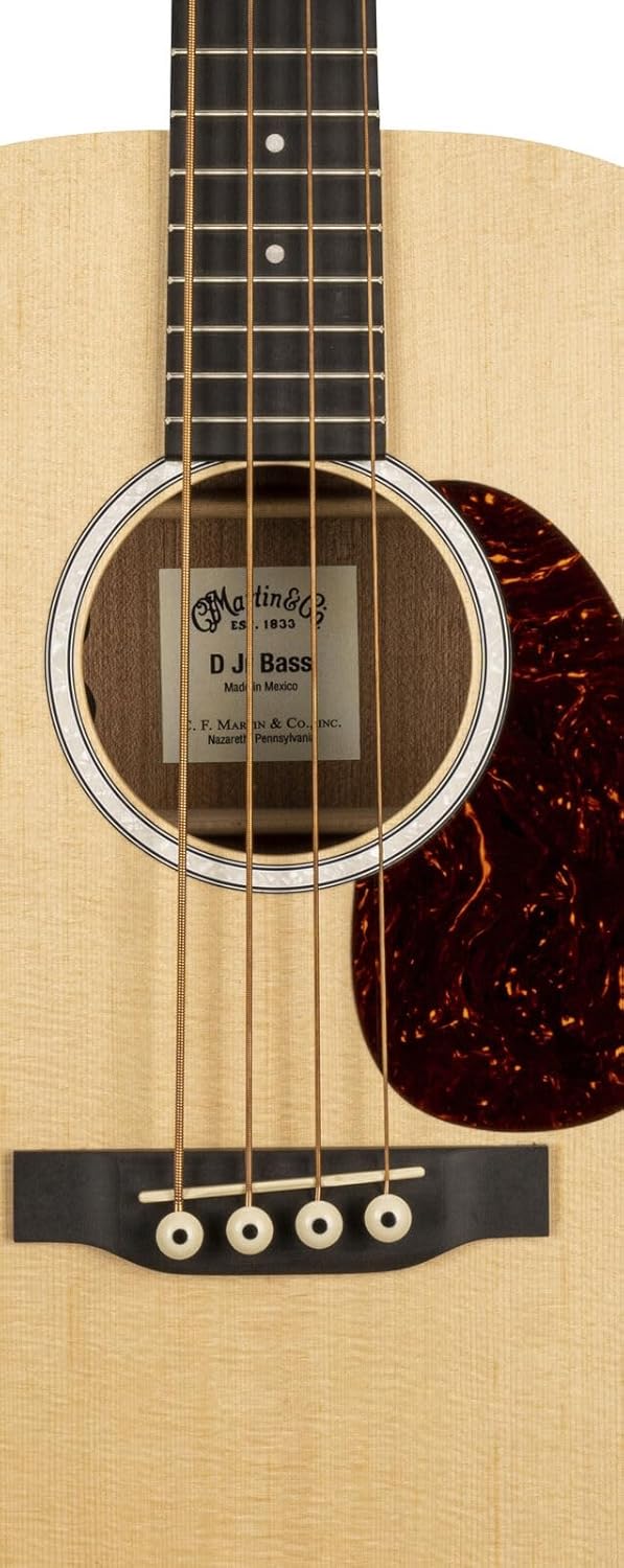 Martin D Jr-10E Acoustic-electric Bass Guitar - Satin