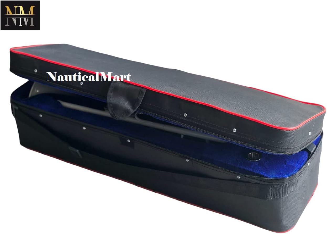 Valve Trombone Bb | White Brass Finish | Phosphorus Copper Lead Pipe | Smooth Action Valves | Includes Carry Case