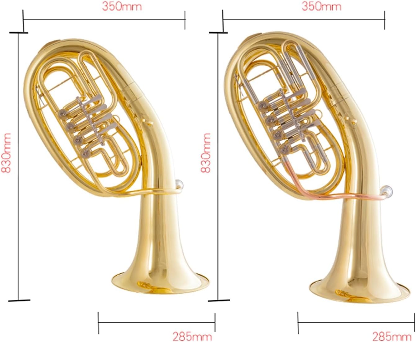 Phosphor Bronze Bb Euphonium Four Or Three Keys Is A Suitable Brass Instrument For Beginners Euphonium All-brass Instrument(4)