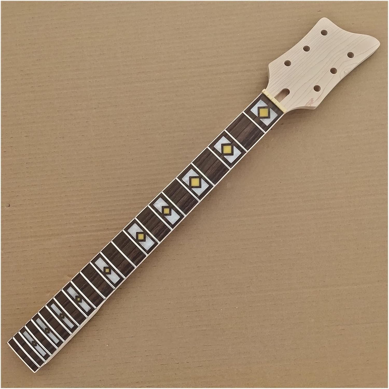 Unfinished Electric Guitar Neck Maple 22 Fret Rosewood Fingerboard DIY Part 25.5inch Electric Guitar Neck