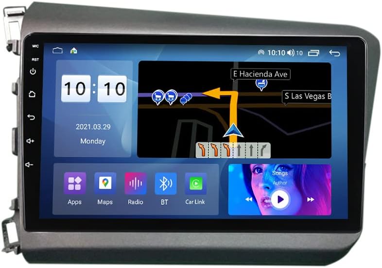 Generic Car Stereo Radio for Honda Civic 2012-2015 2G RAM+32G ROM…
