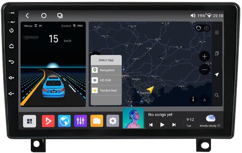 Android Car Stereo for Opel Astra H 2006-2014,9 inch IPS Touchscreen with Upgrade Wireless CarPlay & Android Auto,WiFi/GPS,Support SWC and Subwoofer,8-Core 8G+256G