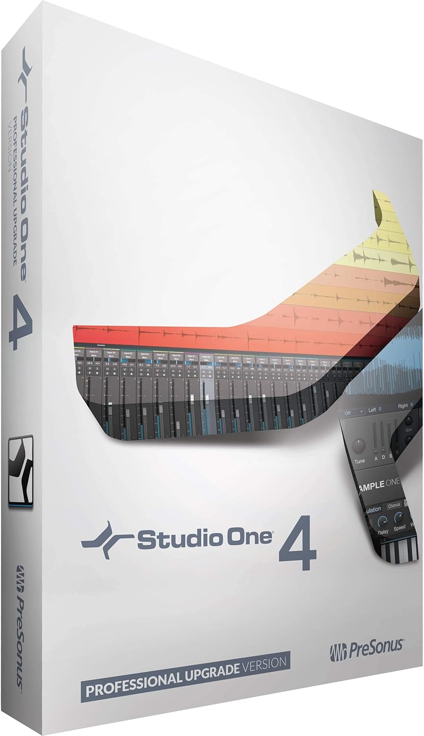 Presonus Studio One 4 Pro Upgrade from Artist/Producer+AKG Mic+ShockMount+Case