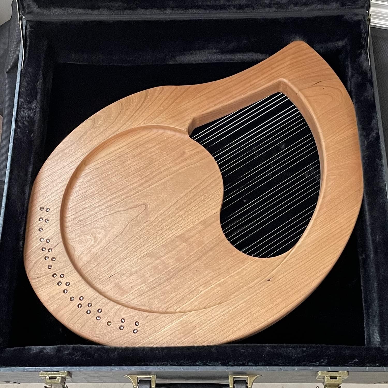 29 Tones Soild Wood Lyre Chromatic Scale Harp String Musical Instrument Leier