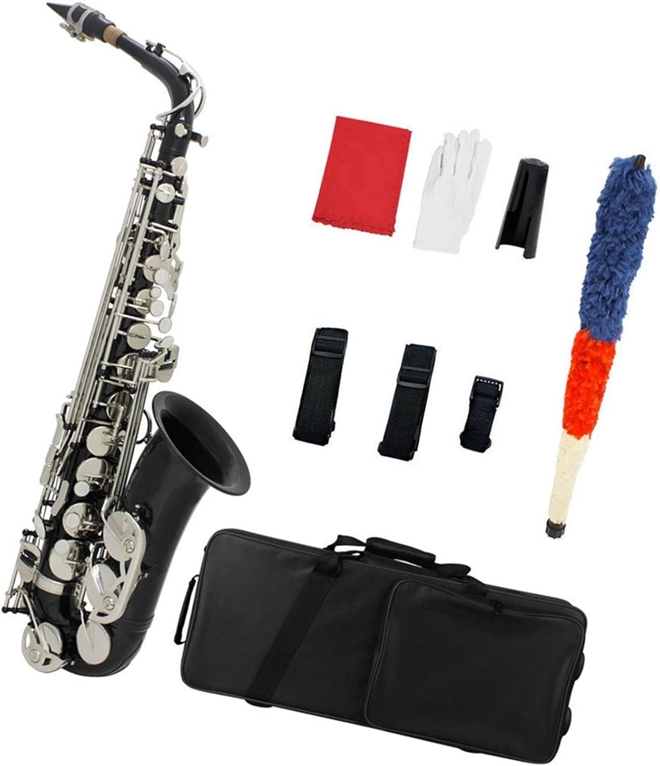 Alto Saxophone Professional Woodwind Instrument Large Horn Brass EB E Flat Sax with Box