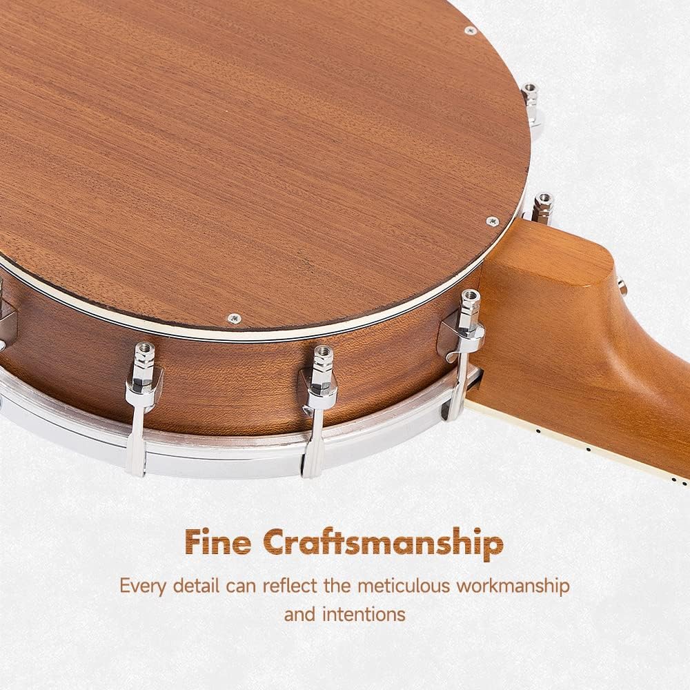 Mulucky 4-String Banjo Ukulele | Banjolele 23