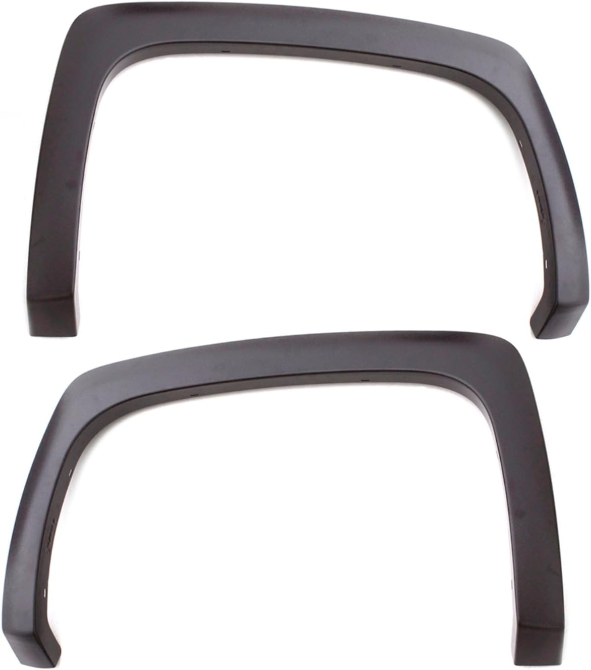 Lund SX133SB Sport Style Rear Fender Flares 2pc. Rear Set for 2019 Ford Ranger SuperCrew & SuperCab, Smooth Black