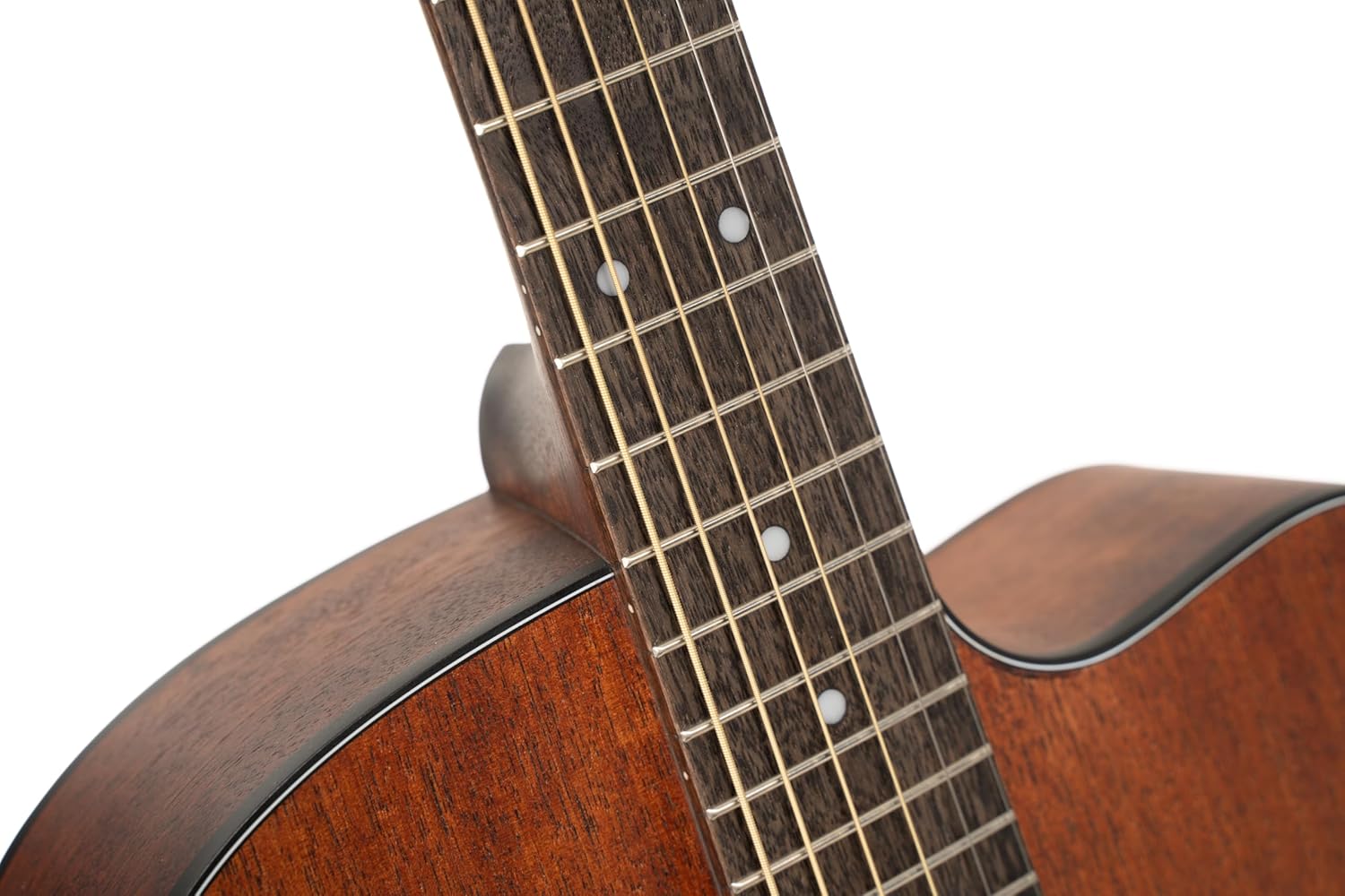 Cort L60MCEOP Luce 60 Mahogany Solid Top Acoustic Electric Guitar, Open Pore