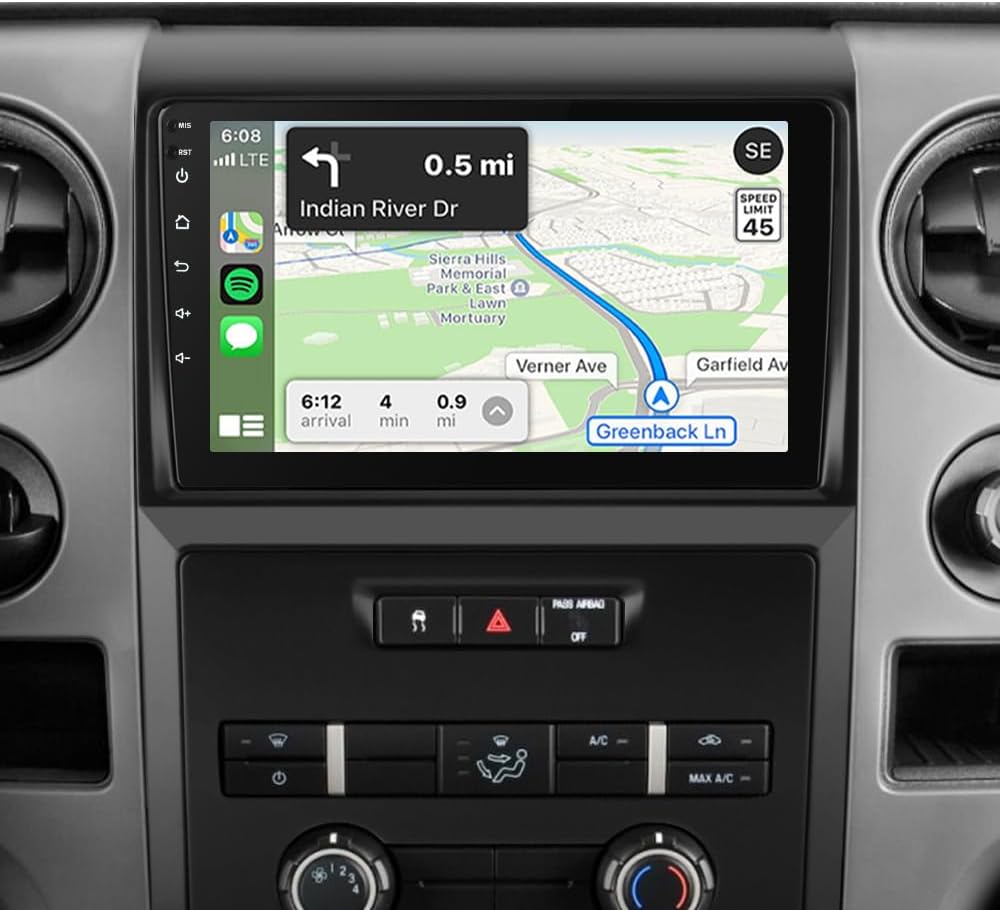 AWESAFE [2G+64G] Car Radio for Ford F150 2009 2010 2011 2012, 9 inch Touch Screen Stereo Head Unit with Wireless Carplay Android Auto GPS Bluetooth WiFi SWC FM DSP Backup Camera