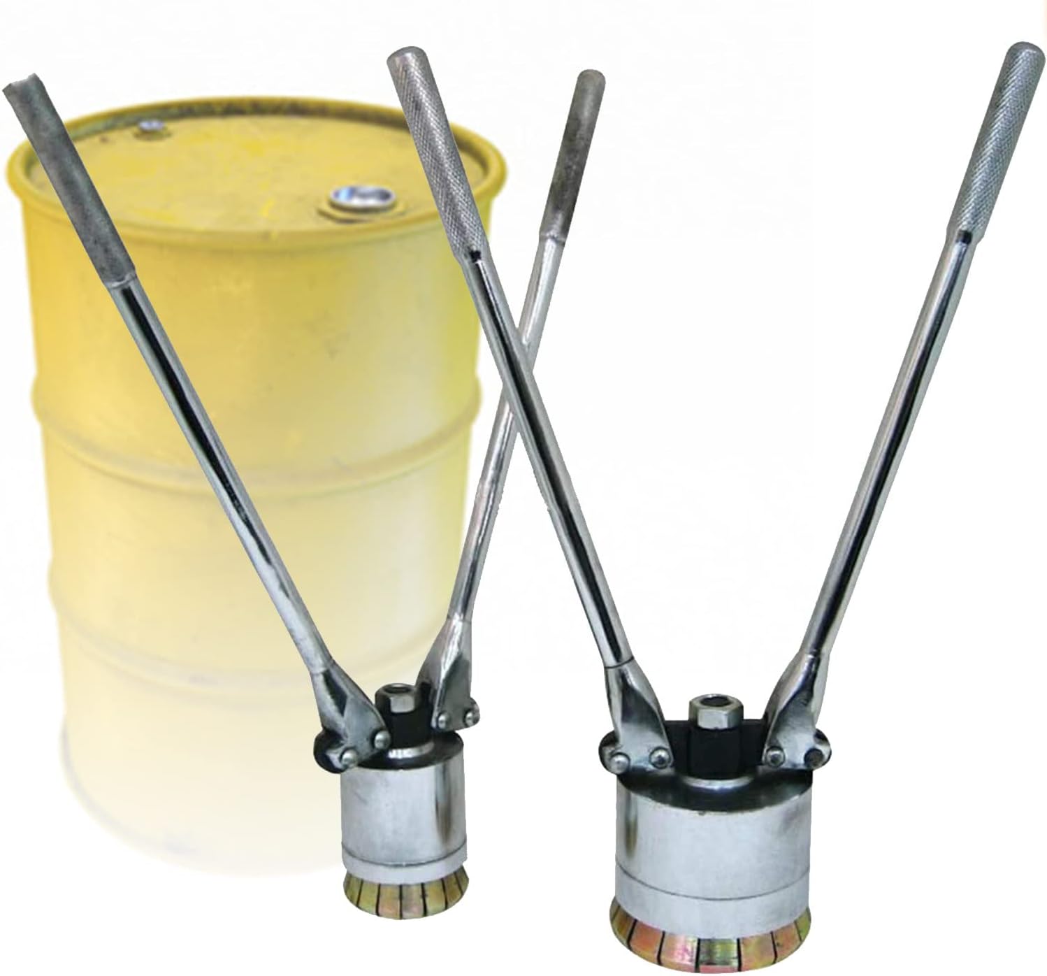 200l Oil Drum Pressure Cap Sealing Barrel Crimping Tool, 35&70mm Crimper Sealer, 53 Gallon Manual Oil Barrel Sealing Machine,Small