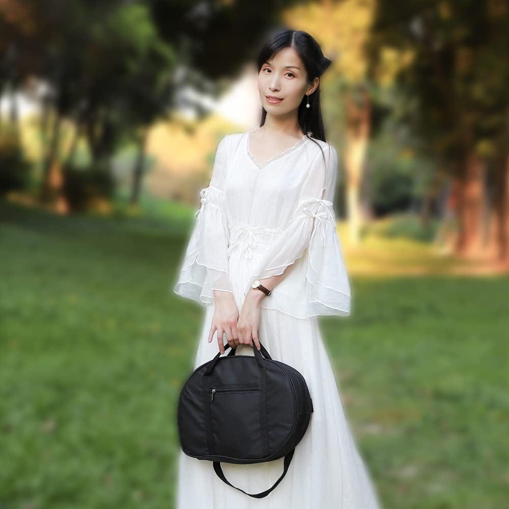 Rayzm Lyre Harp, Solid Wood Mahogany Lyre Musical Instrument, Portable 16 Metal Strings Lye Harp for Adult/Beginners