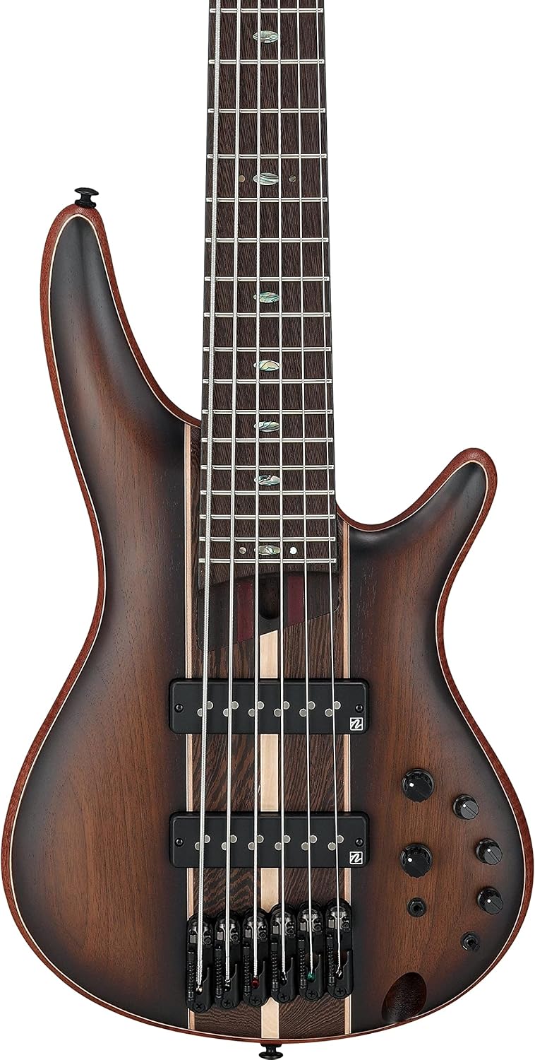 Ibanez Premium SR1356B 6-string Bass Guitar - Dual Mocha Burst Flat