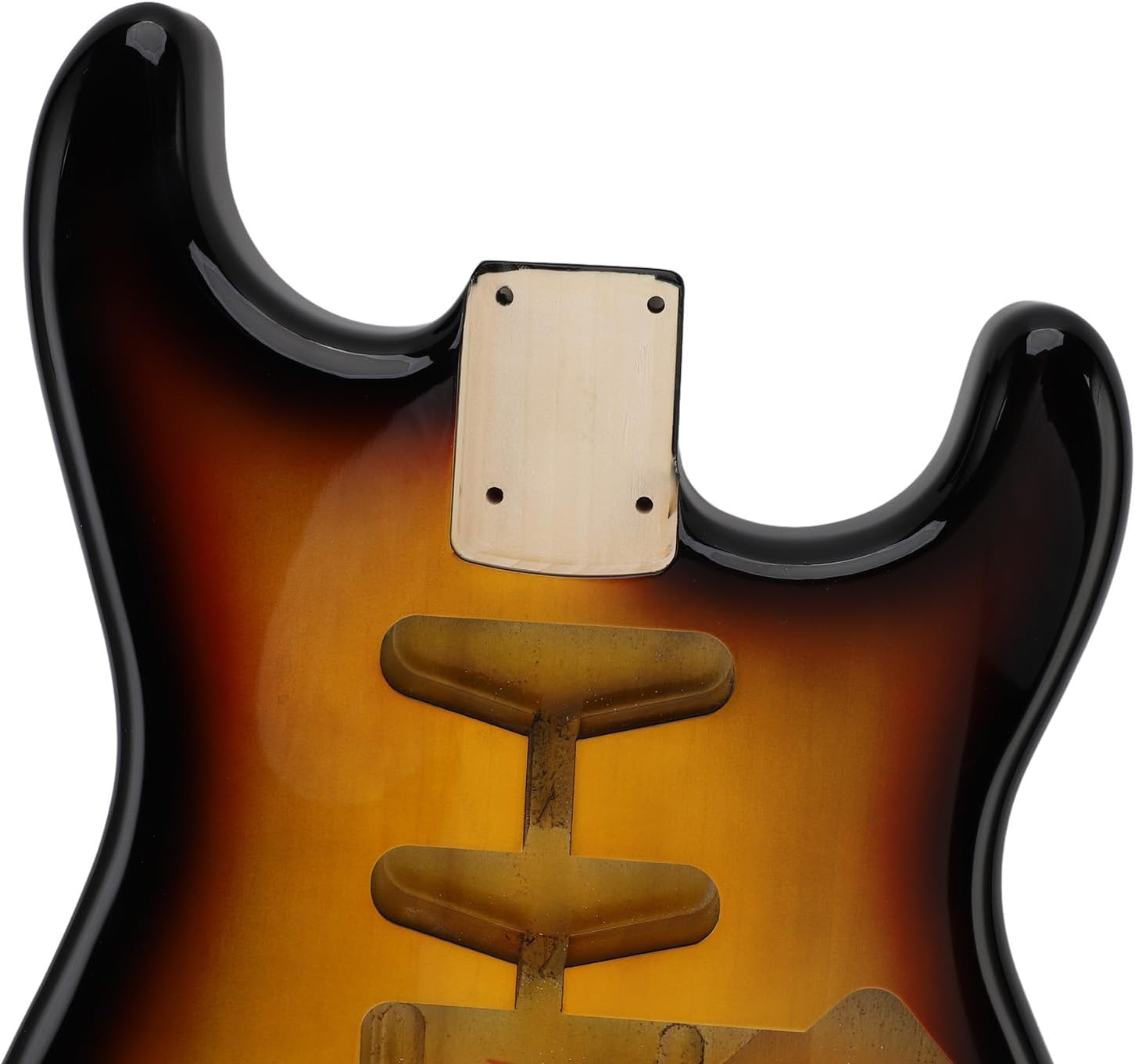 Electric Guitar Body Poplar Wood Standard HSH Route 3 Tone Sunburst Electric Guitar Body ST Style