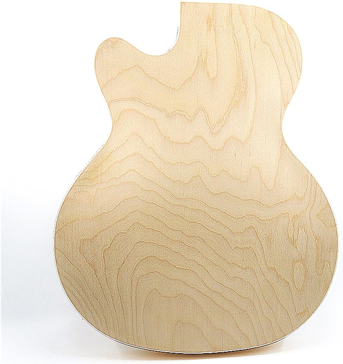 DIY Guitar Kits Jazz Guitar Body Sound Barrel Maple Wood Back Spruce Panel Composite Splint