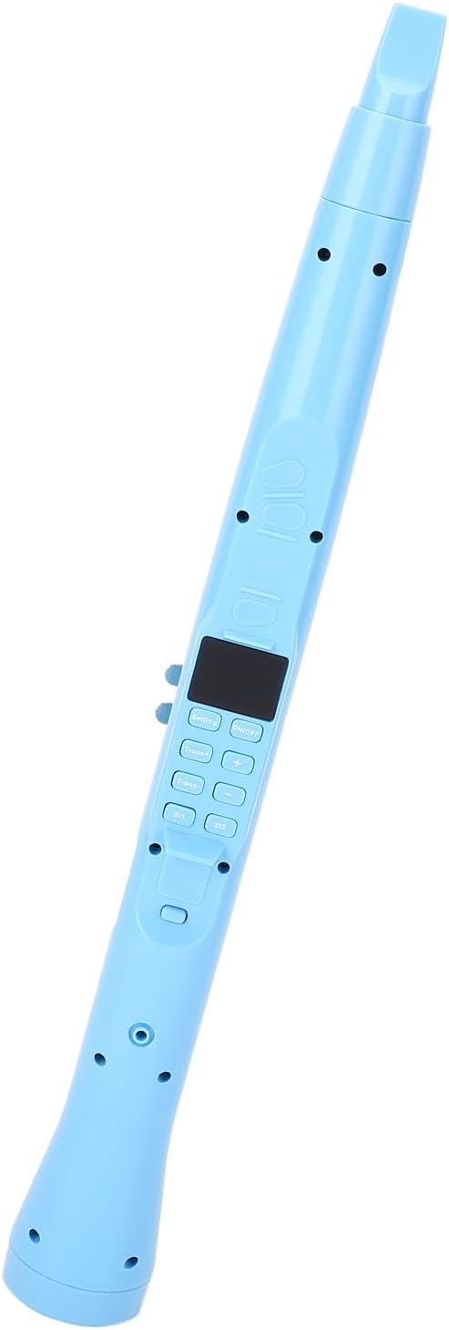 Portable Electric Wind Instrument HD Display Saxophone with 99 Tones, Removable Mouthpiece for Amplifier or Headphone Connection