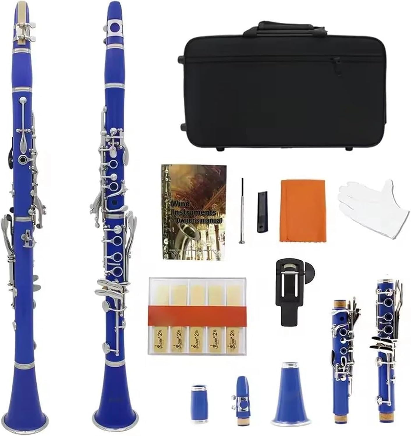 Clarinet for Adult Beginners Bb17 Key Alto Clarinet Professional Woodwind Instrument