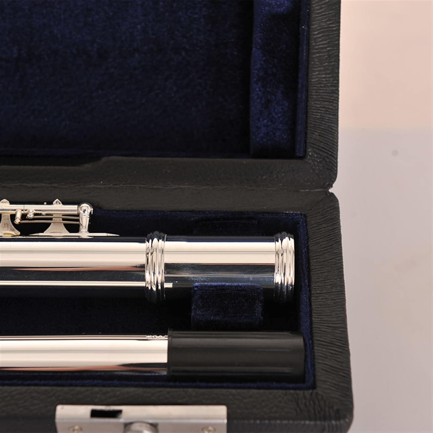 Flute Kit Wind Instrument Nickel- Plated Silver Flute 16 Hole Closed Hole C Flute White Copper B Tail E Key Segmentation Intermediate Flute