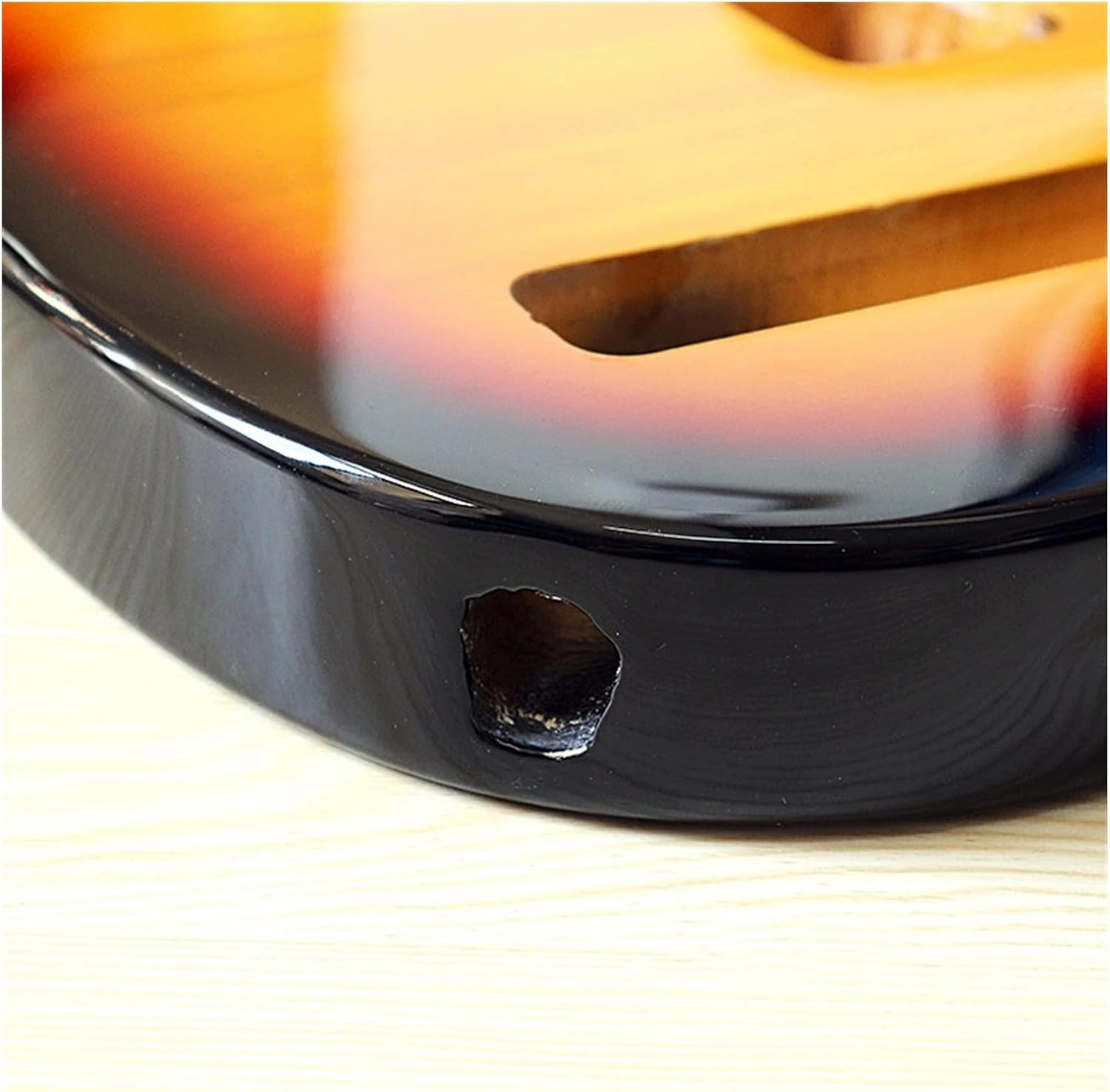 Poplar Wood Electric Guitar Body Parts Guitar Body Guitar Barrel Electric Guitar Unfinished Guitar Body