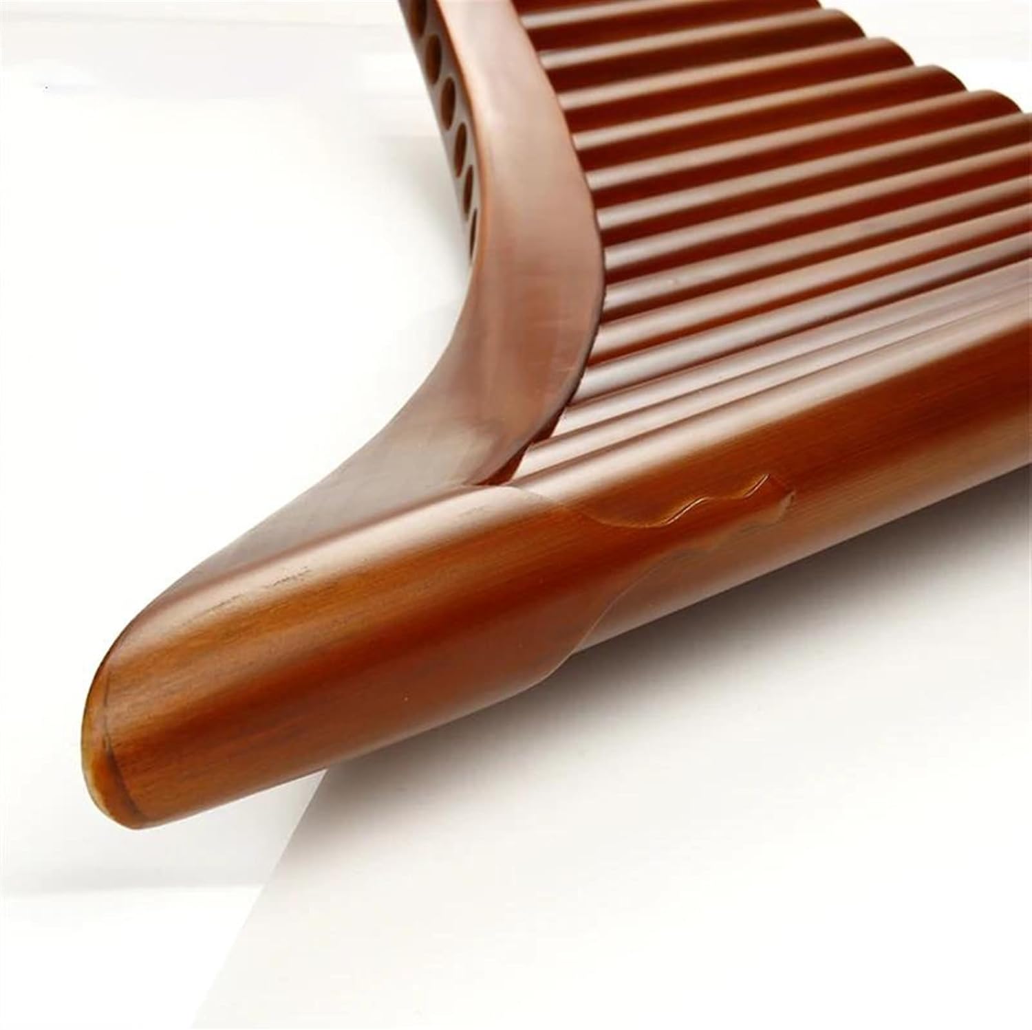 VBDEFRT Handmade 25 Pipes Pan Flute C Key Pan Pipes Woodwind InstrumentTraditional Musical Instrument (Color : Right)