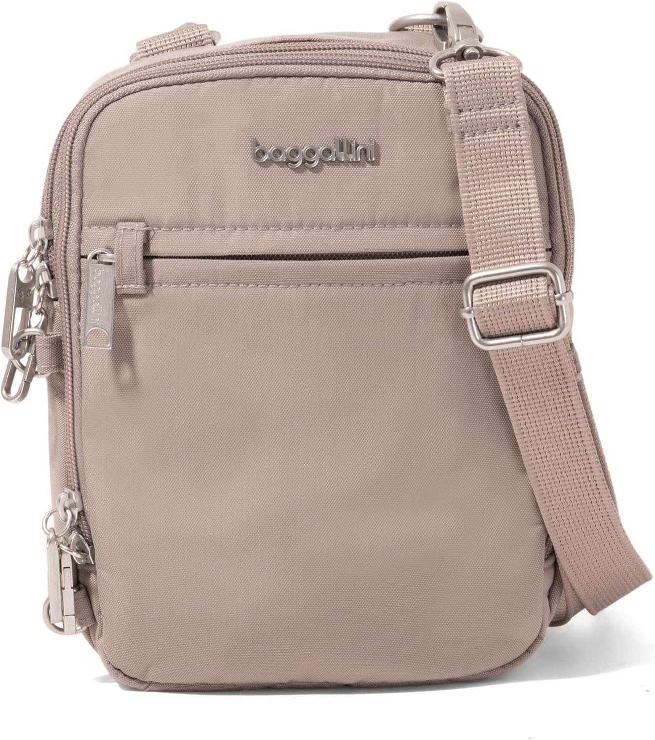 Baggallini Securtex Anti-Theft Mini Everything Crossbody Bag, 6.3