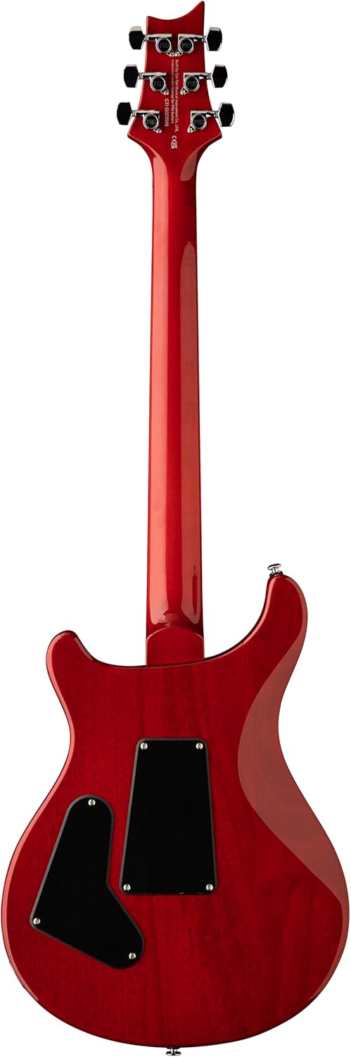 PRS SE Custom 24 Semi-Hollow Piezo, Charcoal Cherry Burst