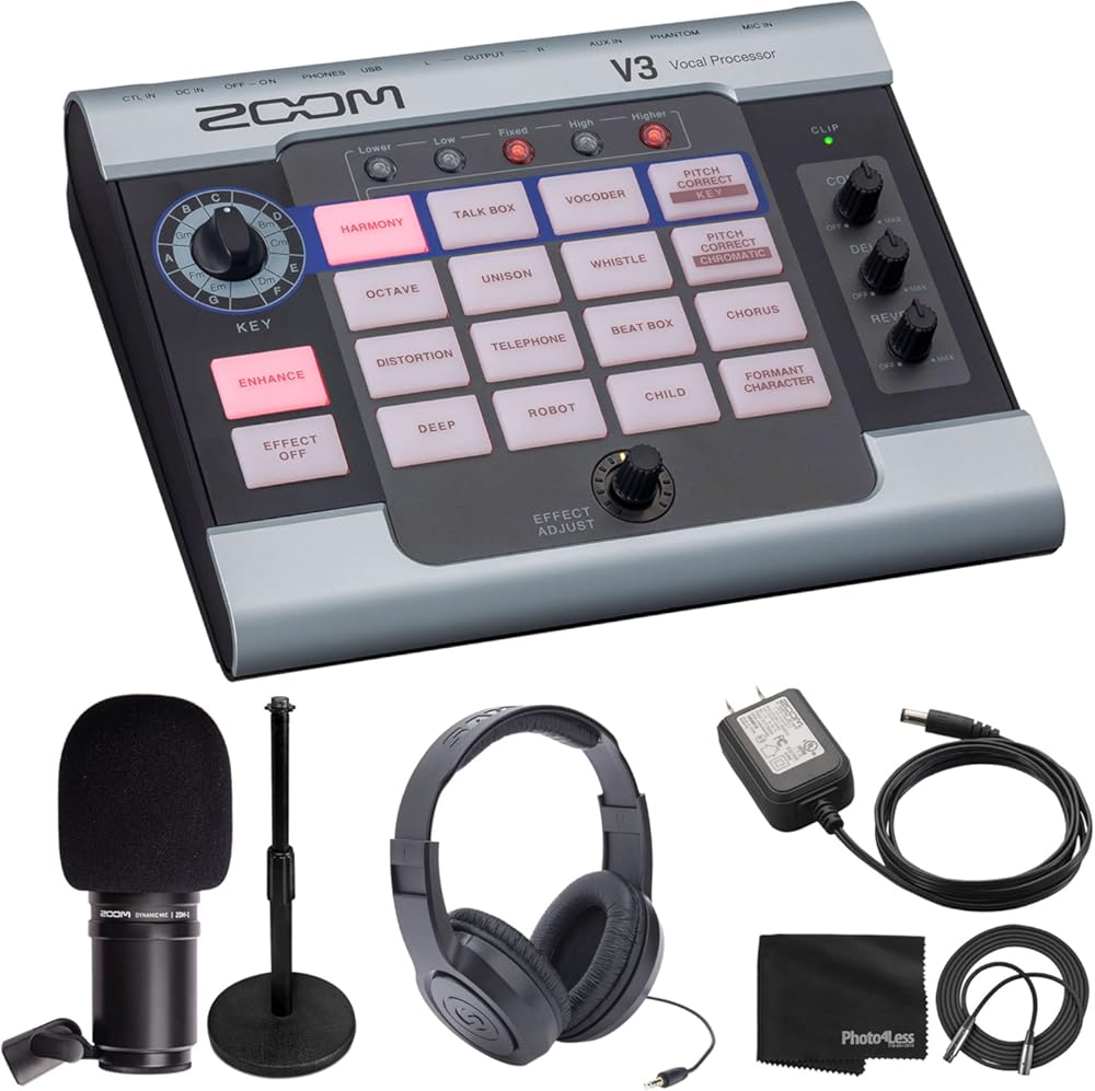 Zoom V3 Vocal Processor + Acc.
