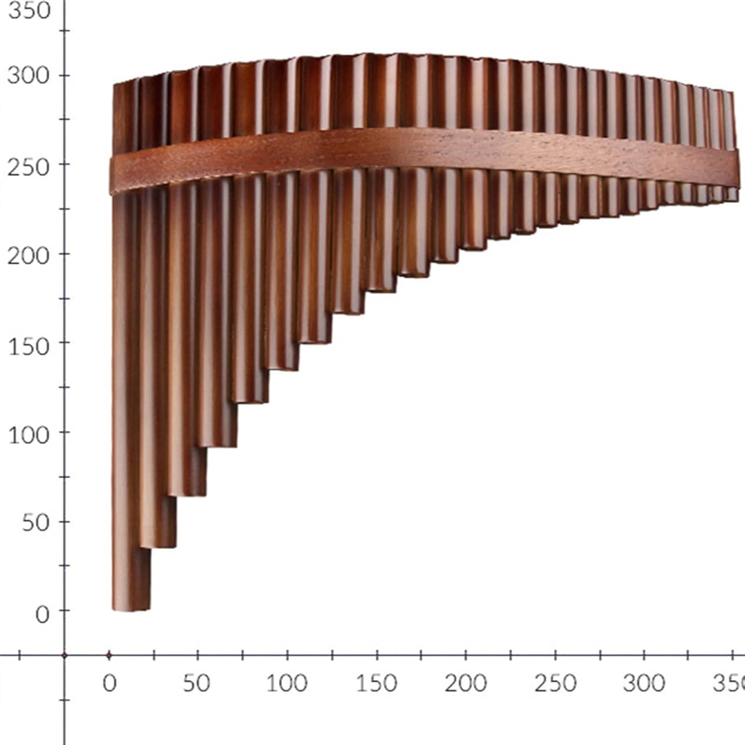 Chinese Traditional Musical Instrument 25 Pipes Pan Flute G Key Woodwind Instrument Handmade