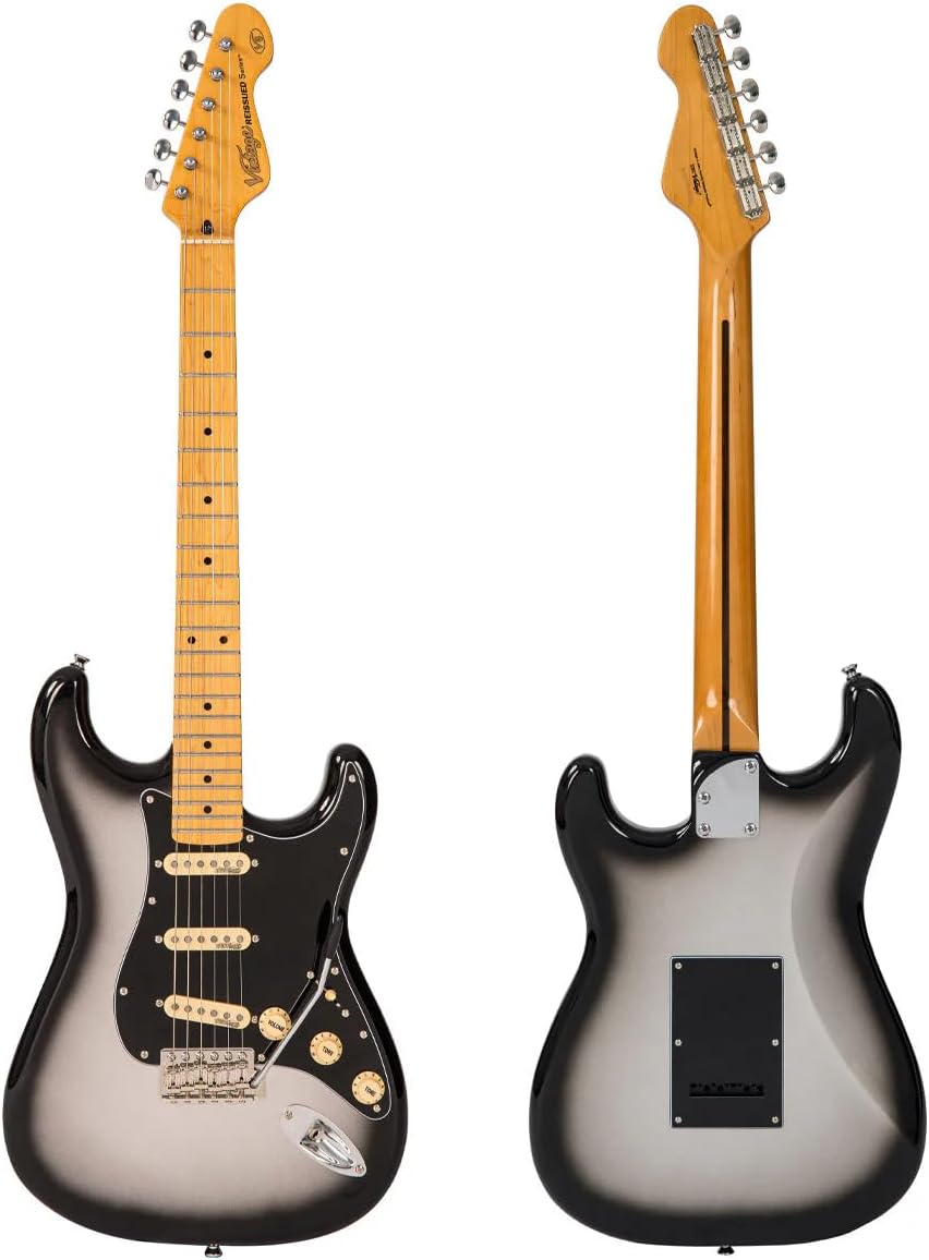 Vintage Guitars V6 Reissue Electric Guitar - Silverburst