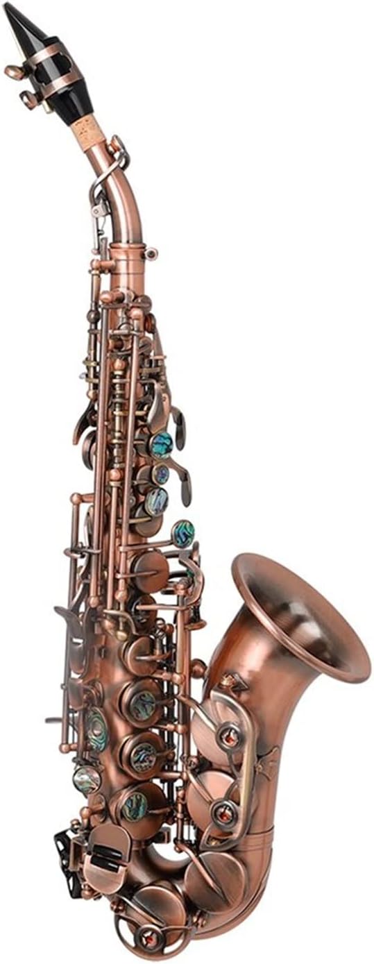 KESHUO Bb Tone Saxophone Brass Retro Red Sax B Flat Saxfone Woodwind Musical Instrument with Case Mouthpiece Accessories Brass Sax Beginners Kit