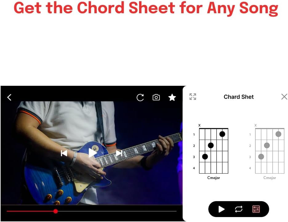 PEOZ Electric Guitar, Smart Digital Guitar with 35 Sound Effects, Built-in Tuner, USB Interface, 5W Speaker, Red (Deep Red)