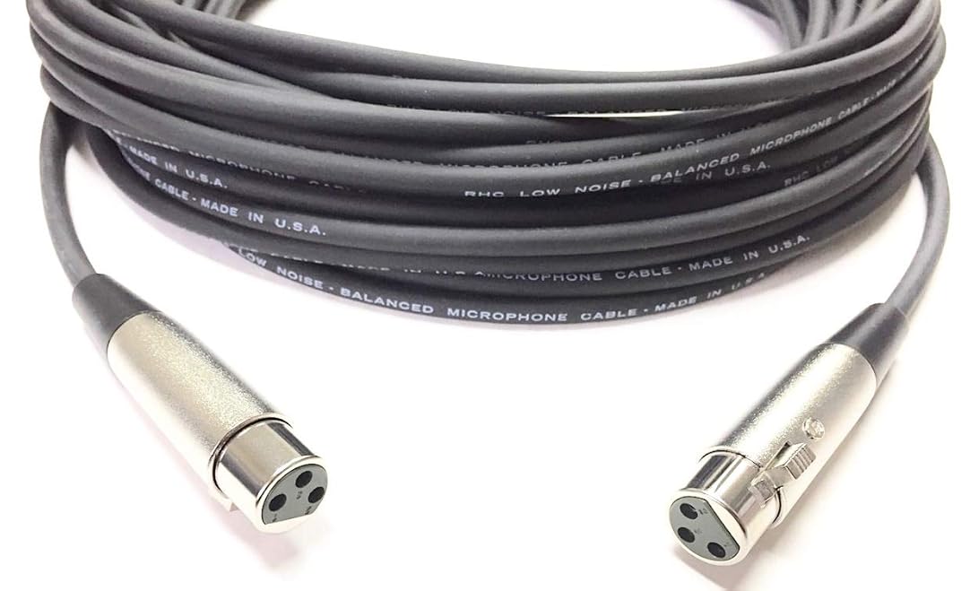 Custom Cable Connection 300 Foot XLR Female to Female 3 Pin Economy Cable