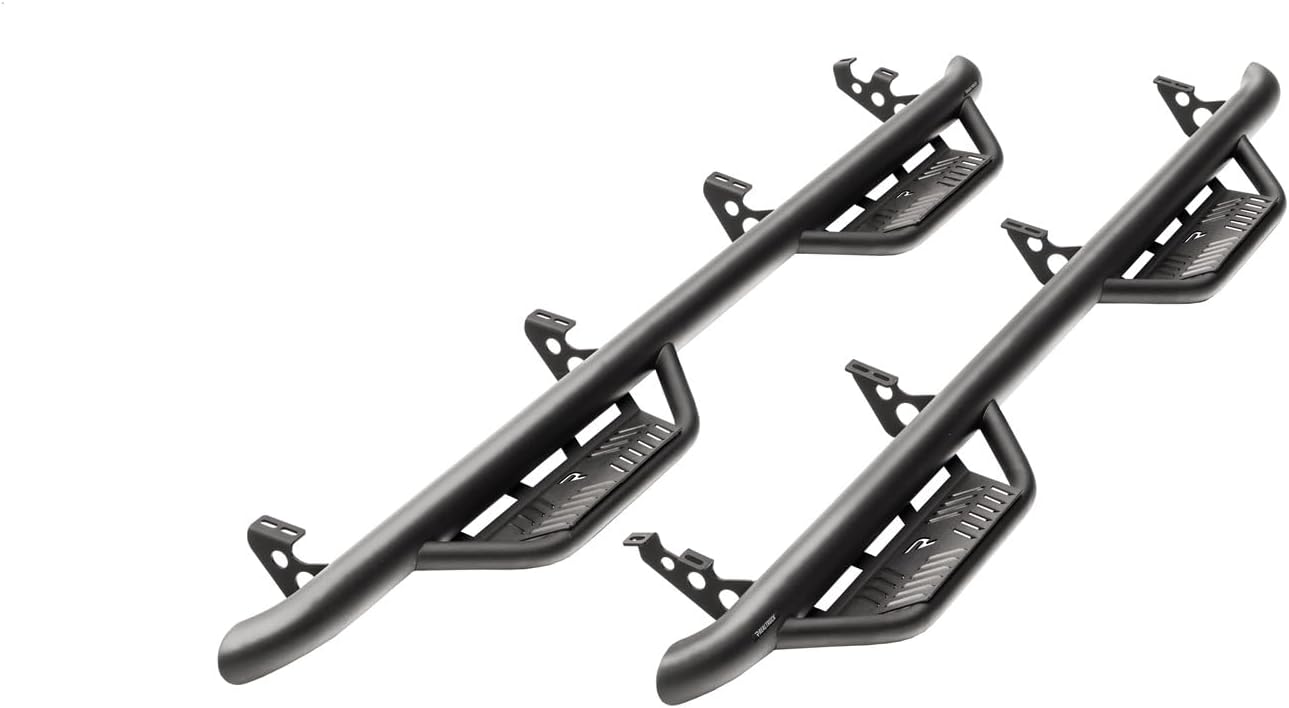 N-Fab HPJ0746-TX Podium Step LG Textured Black 3 in. Main Tube Diameter Podium Step