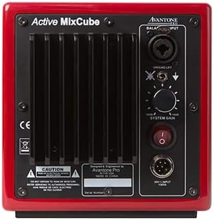 Avantone Pro Active MixCube 5.25 Inches Powered Studio Monitor - Red, Each
