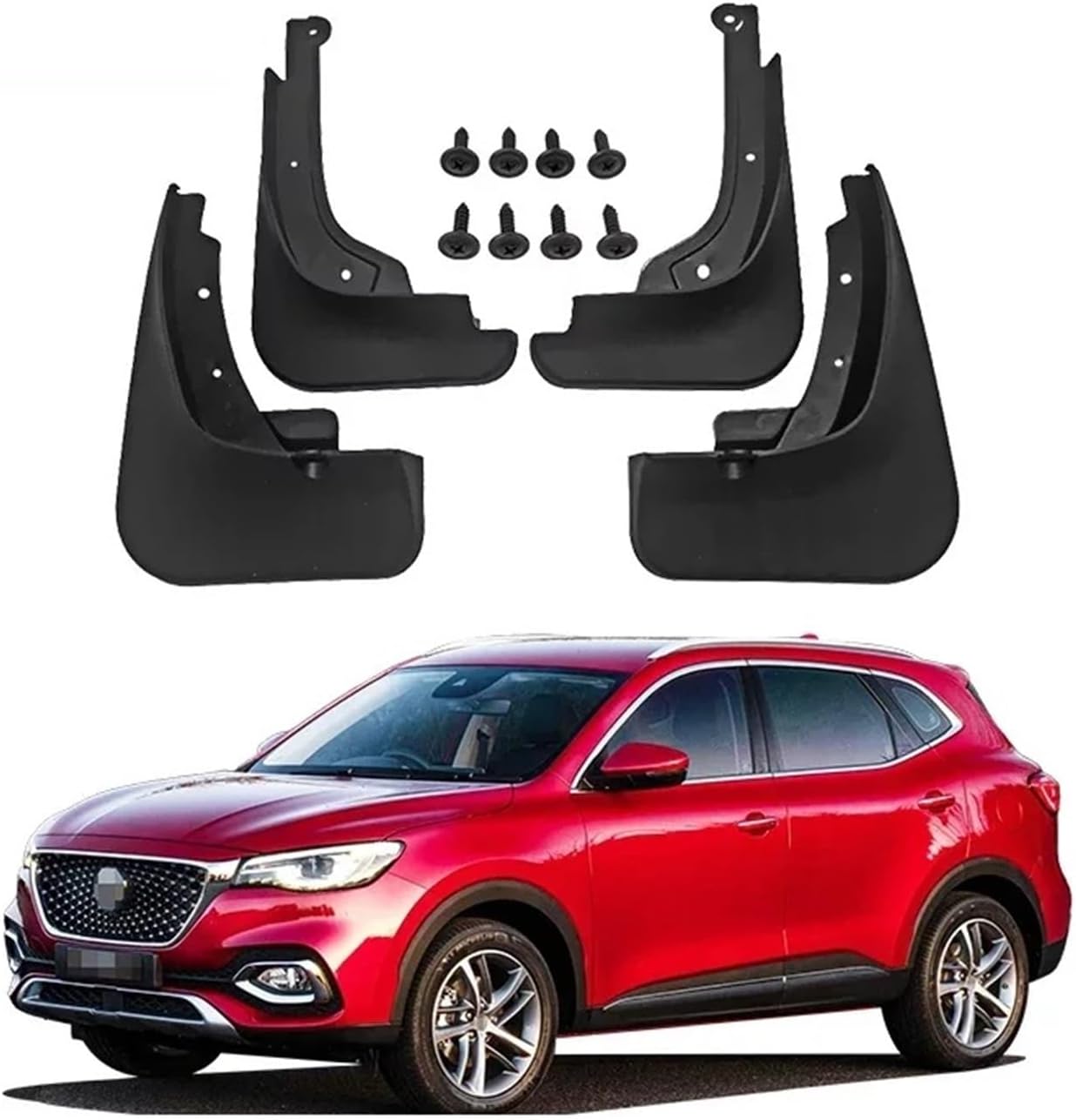 MudFlaps Compatible with MG HS 2018-2024 2023 2022 Plug-in Hybrid EHS Mud Flaps Splash Guard Mudguards Front Rear Fender Car Accessories