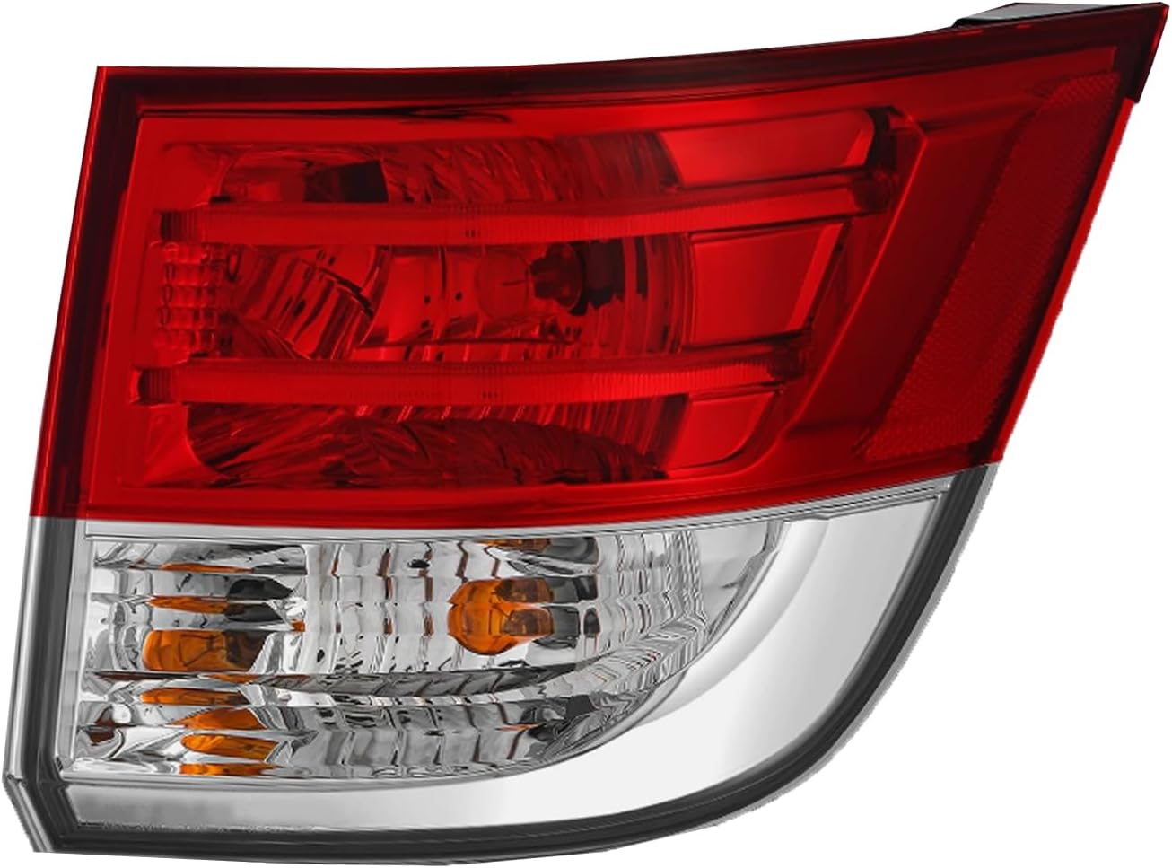 Rear Bumper Tail Lights Fit for 2014-2017 Honda Odyssey RH Replacement Exterior Red Brake Lights with Bulbs and Harnesses