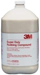 3M(TM Super Duty Rubbing Compound, 05955, 1 Gallon (US), 4 per case You are Purchasing The Min Order Quantity which is 4 GALS