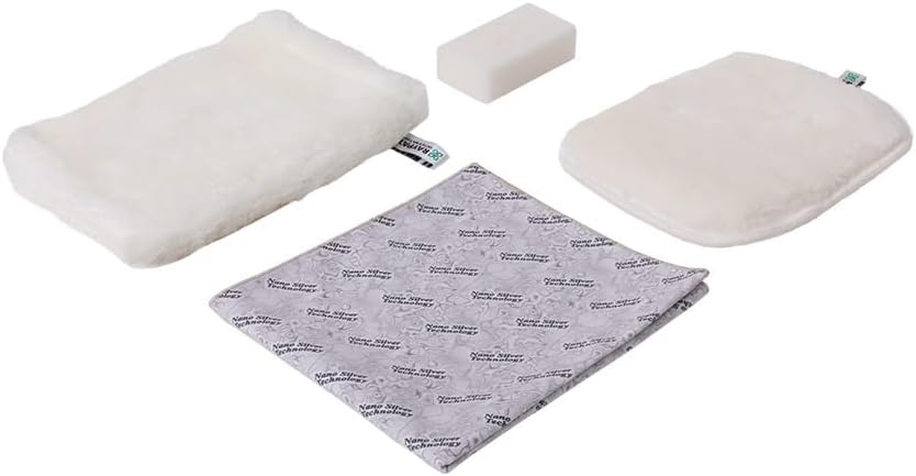 Raypath Starter Kit – Kitchen | Eco-Friendly Cleaning Set with White Glove, Mini Wipe, White Soap, and Sunbeam Cloth – Natural Cleaning for Home & Kitchen