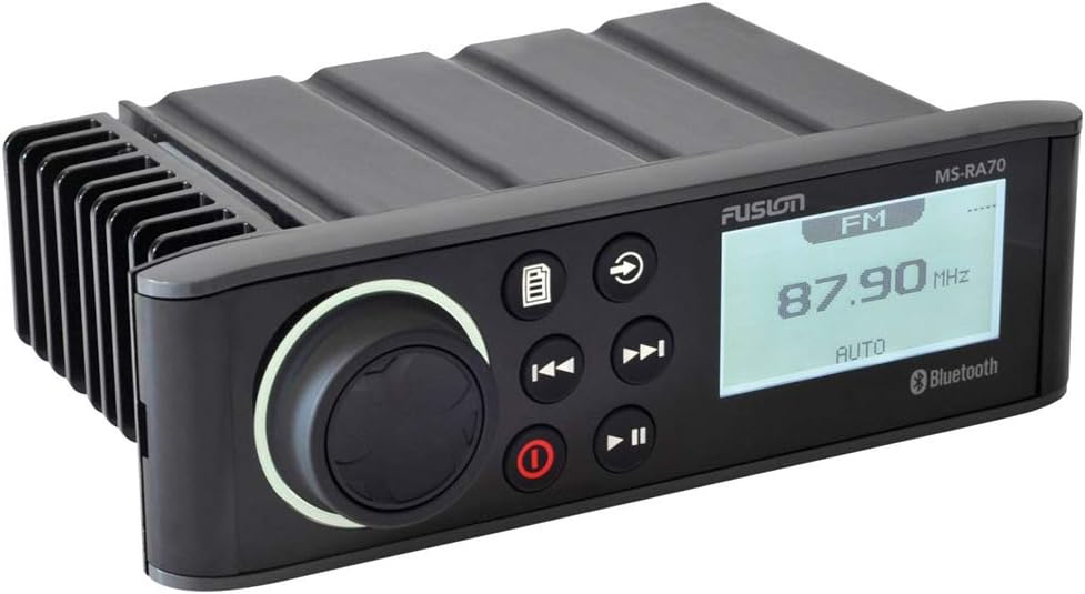 Fusion MS-RA70 Stereo with 4x50W AM/FM/Bluetooth 2-Zone USB Wireless Control for Fusion Link App