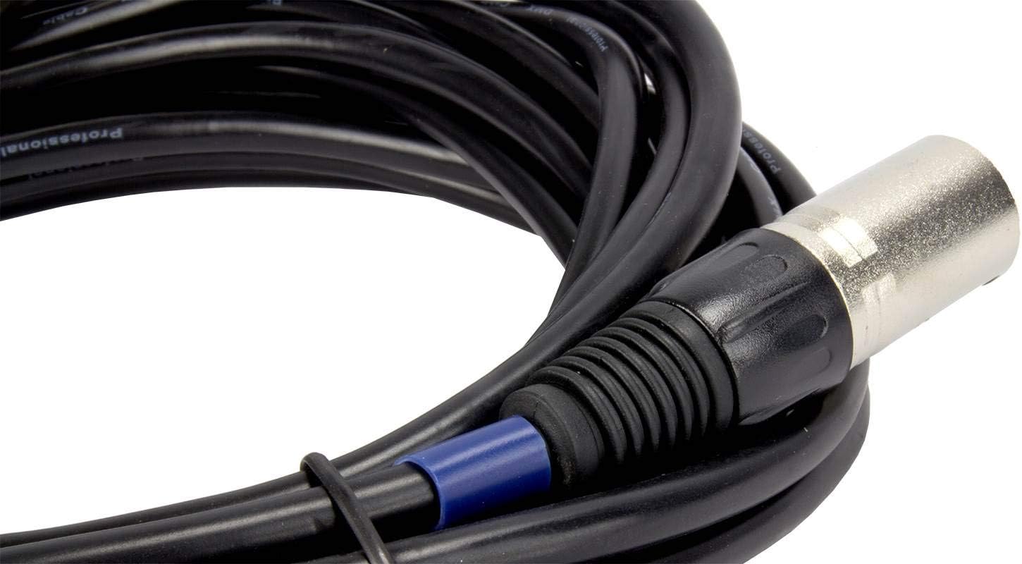 NEW! CHAUVET (4) 25' & (4) 10' Male to Female 3 Pin DMX Lighting Effect Cables