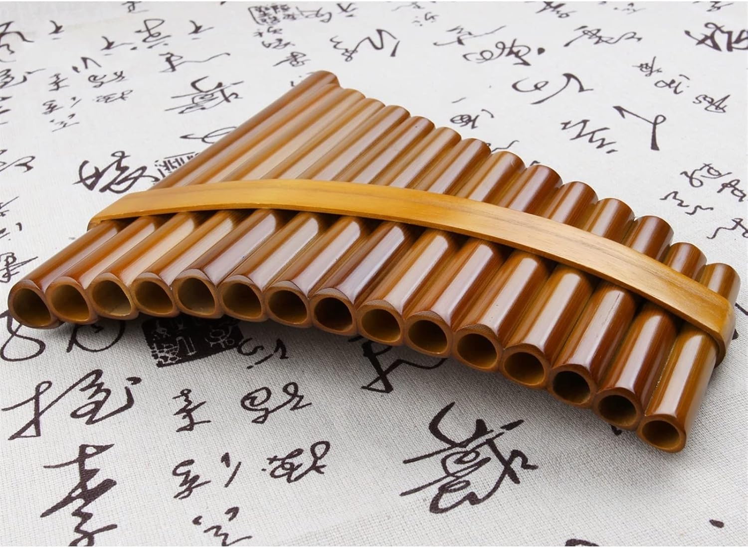 15 Pipes Pan Flute C Key Brown Colour Flute De Pan Woodwind Instrument Handmade Panpipes