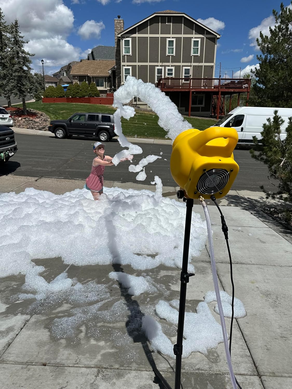 Foam Powder Pack of 5, Makes up to 600 Gallons of Bubble Party Fun for Backyard Fun Machines